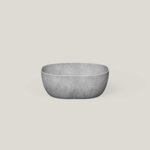 LoooX Ceramic Raw Rectangle opbouw wastafel