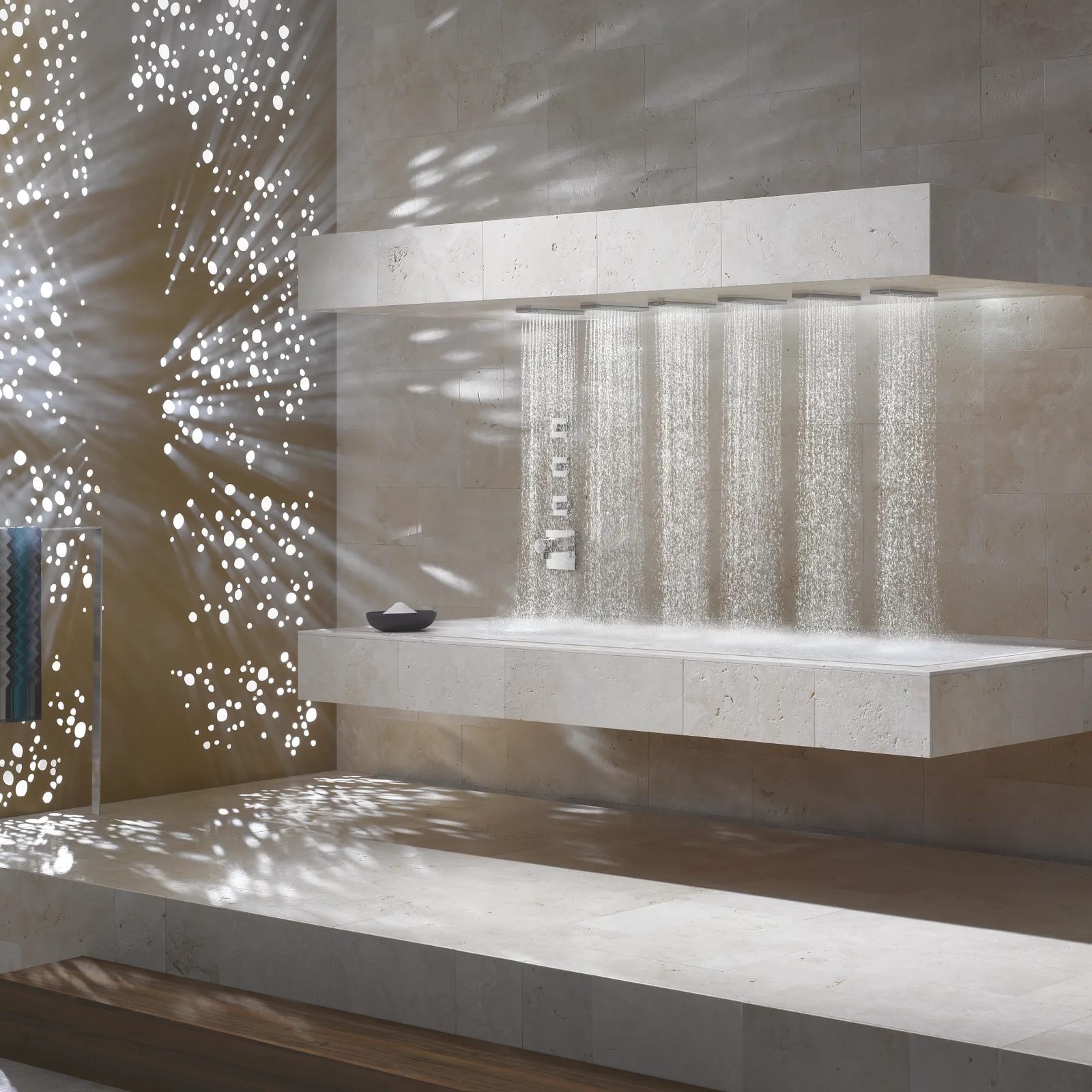 Dornbracht Horizontal Shower voor liggend douchen