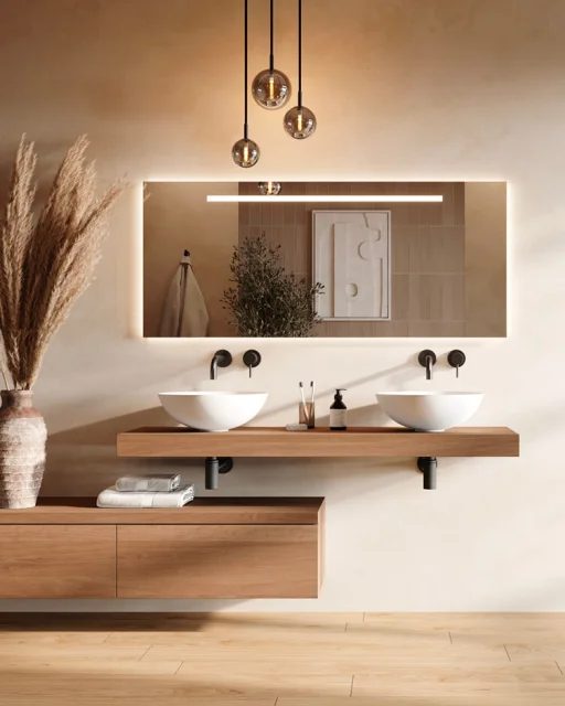 Lichte zolderbadkamer