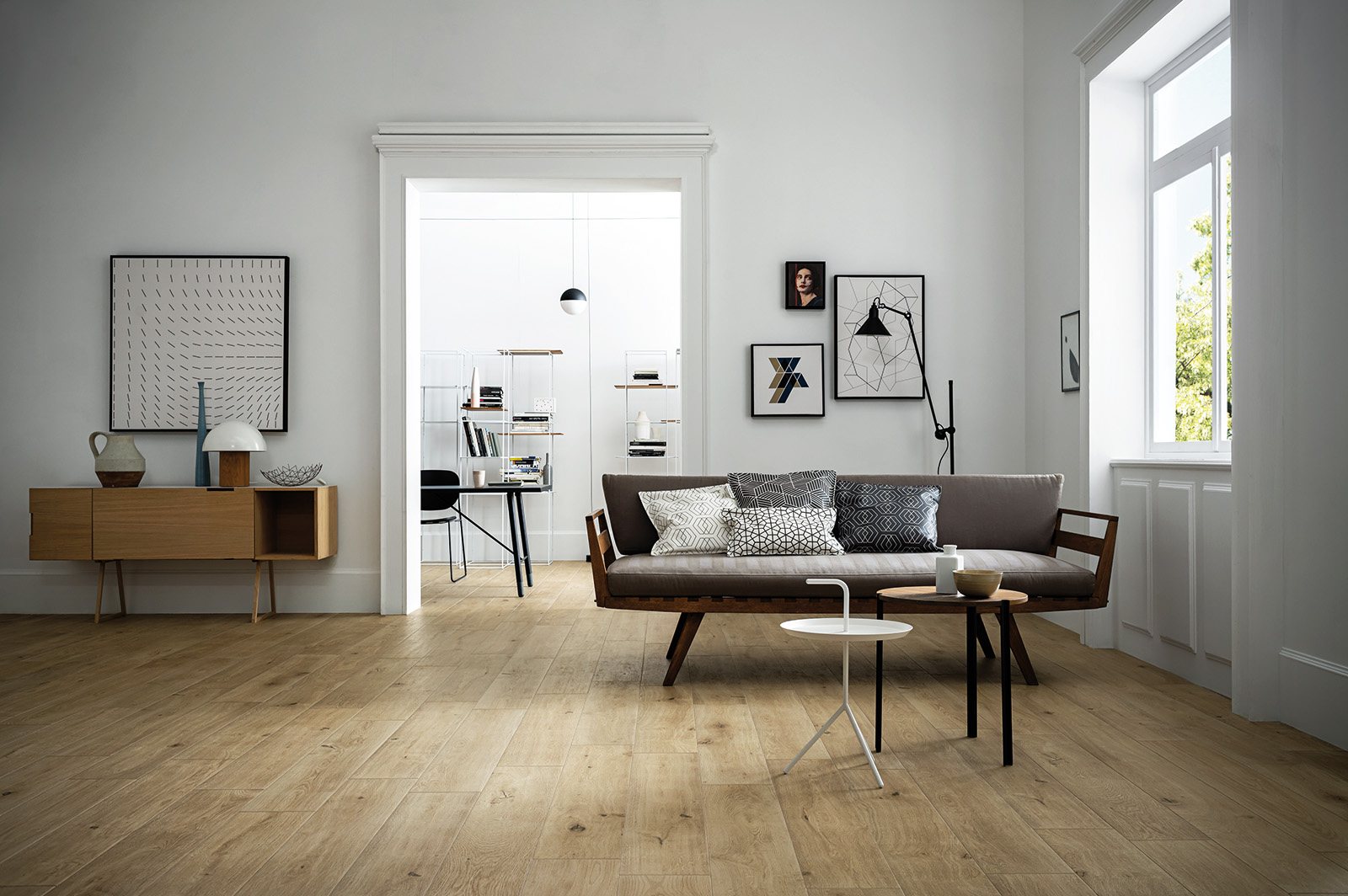 Doorlopende houtlook vloer