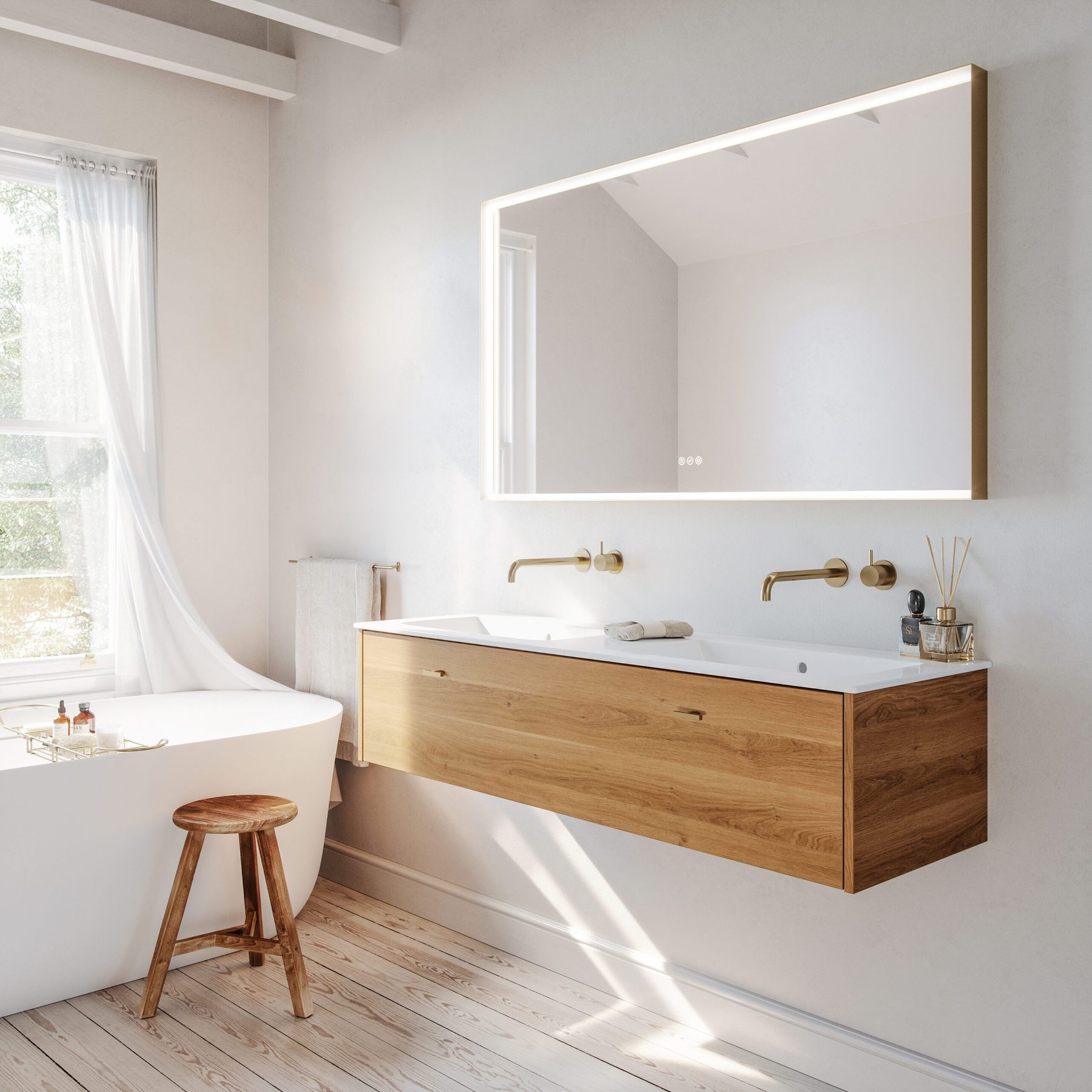 Primabad Dawn badkamermeubel met twee lades
