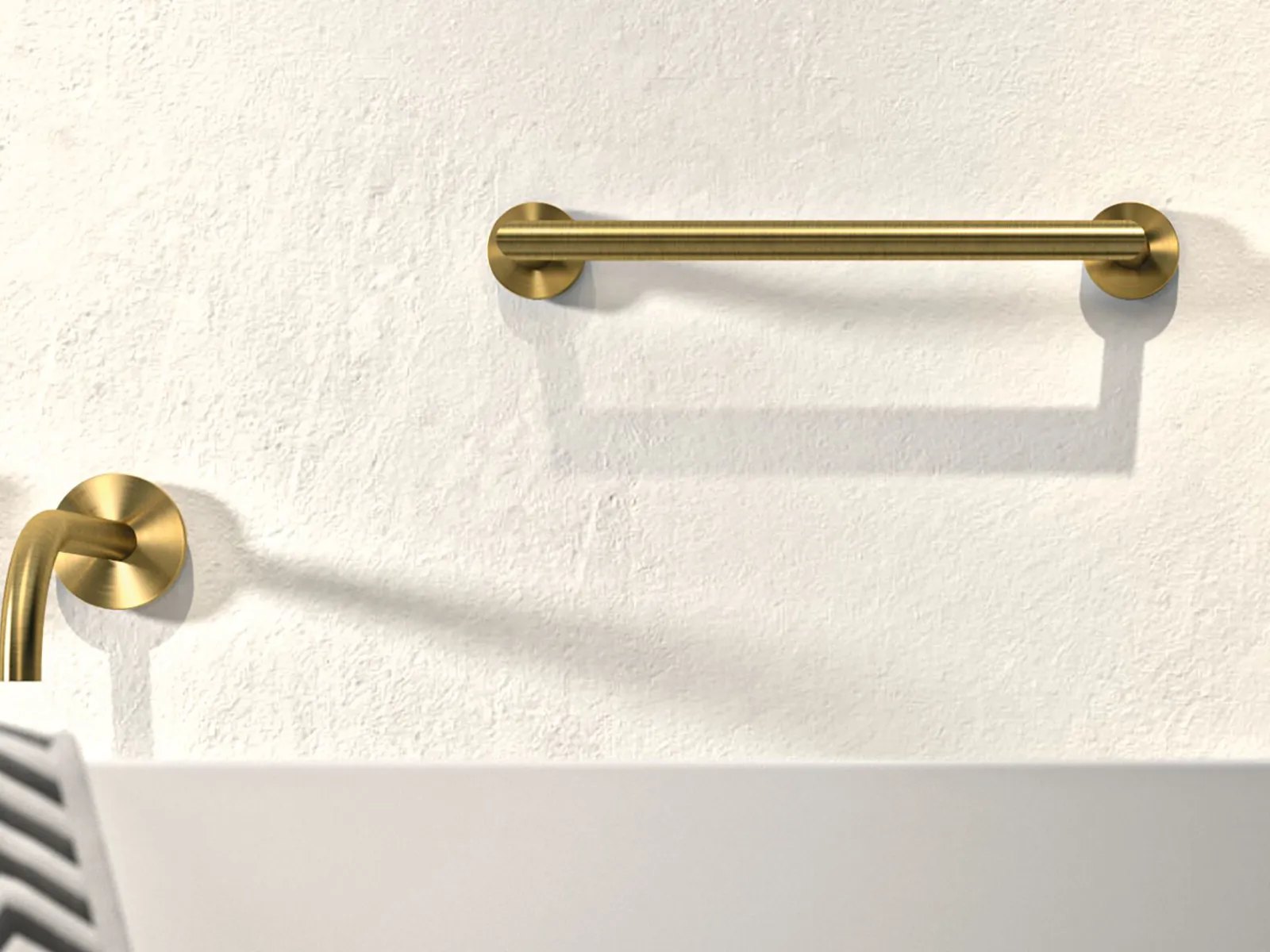 Geesa zeepdispenser in geborsteld goud