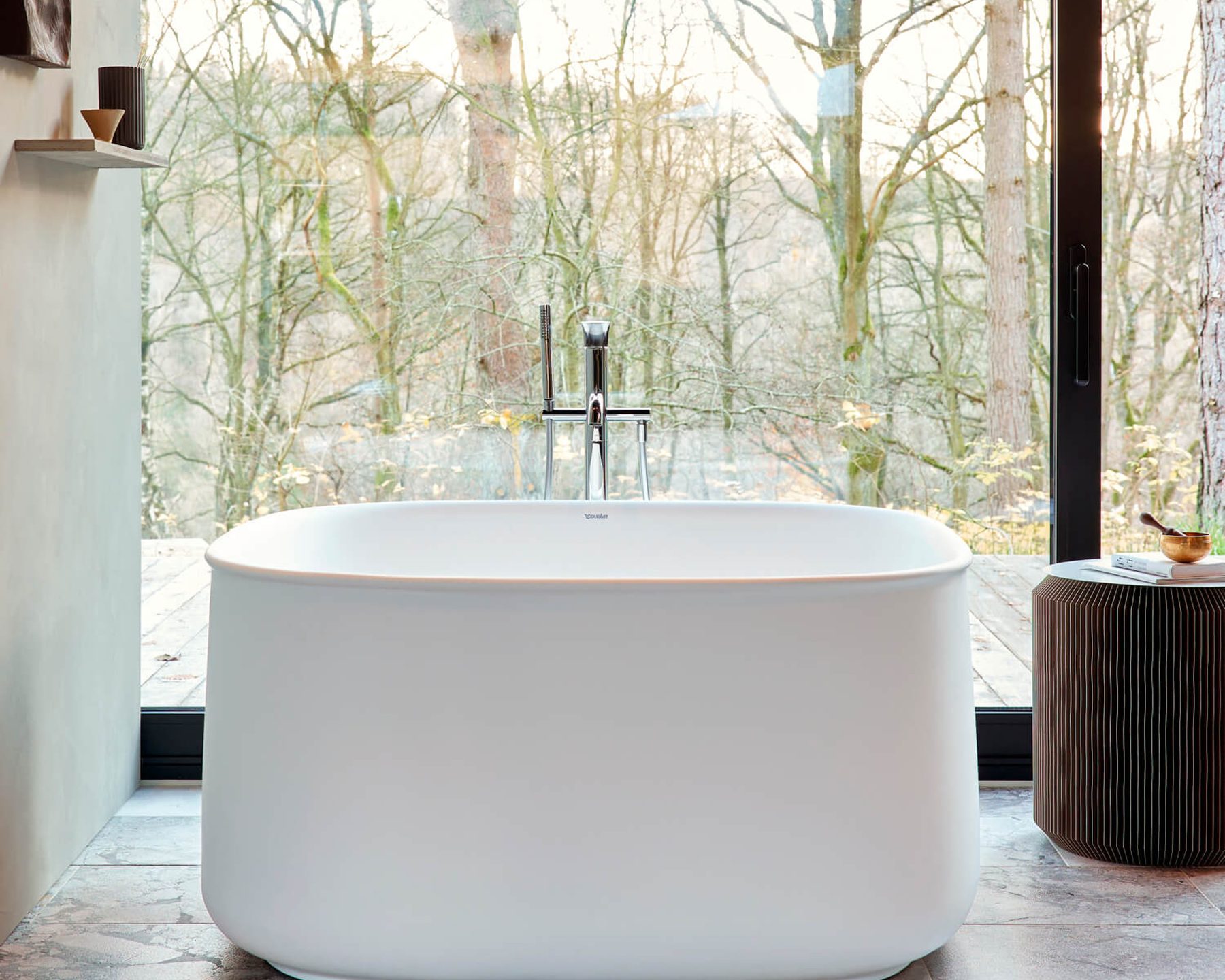 Vrijstaand bad uit de Duravit Zencha serie