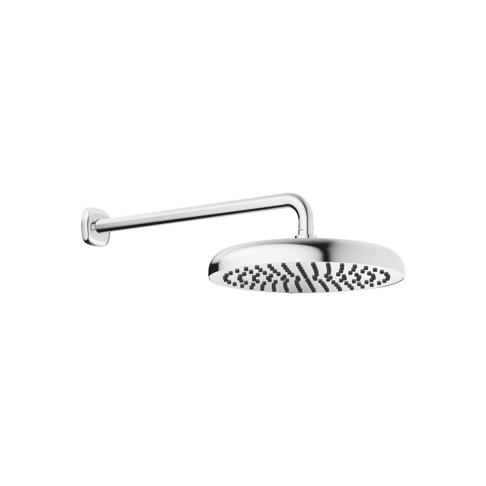 Slanke douche-arm met ronde hoofddouche