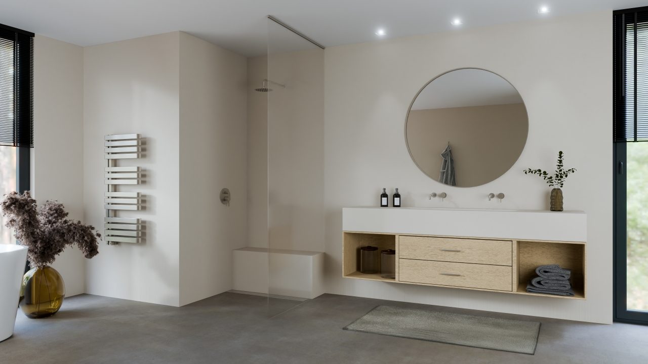 Douche onder de nok