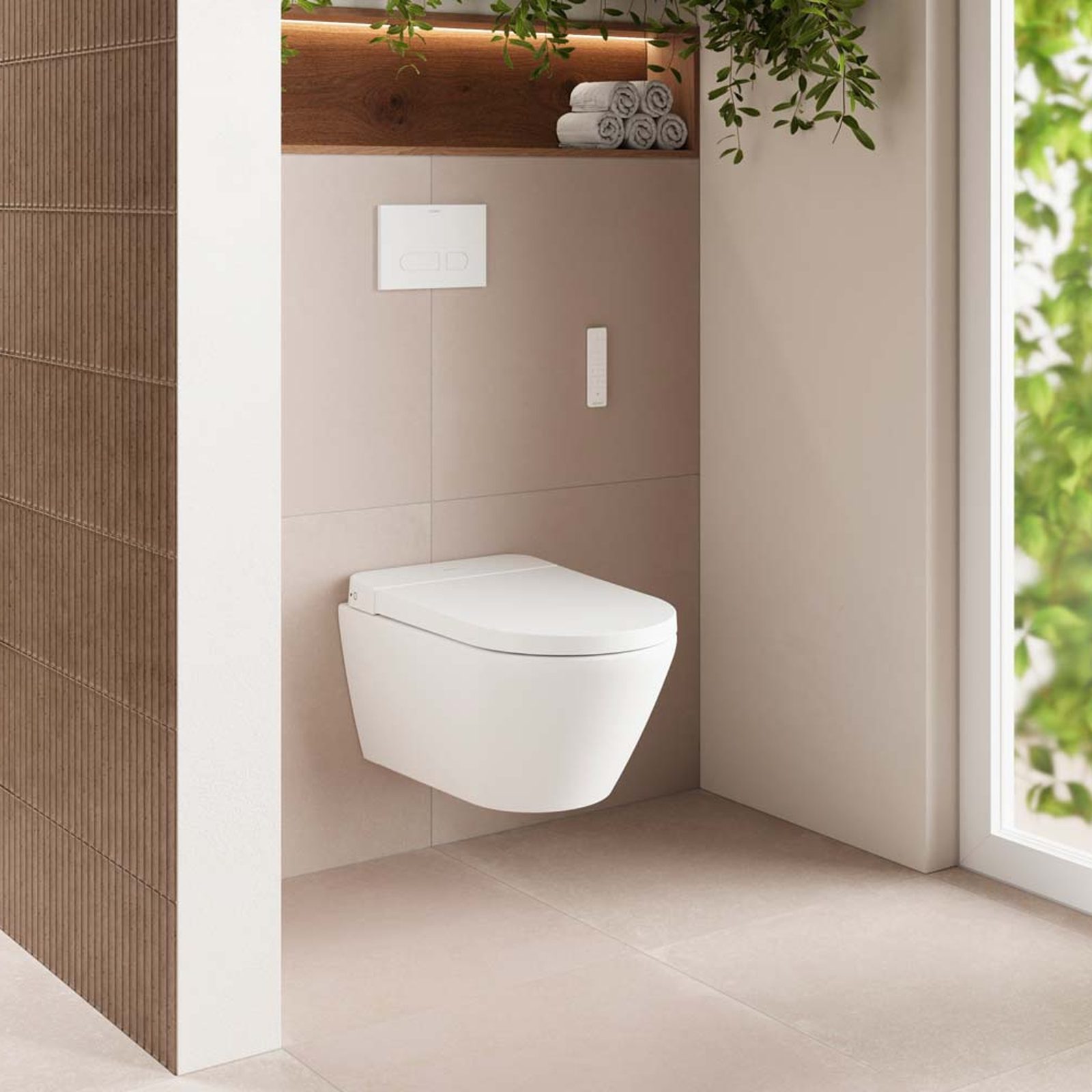 Sfeerbeeld van de Duravit SensoWash D-Neo douche-wc