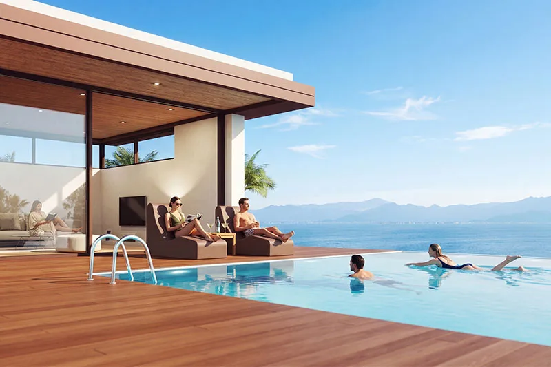 Cleopatra Spa meubilair
