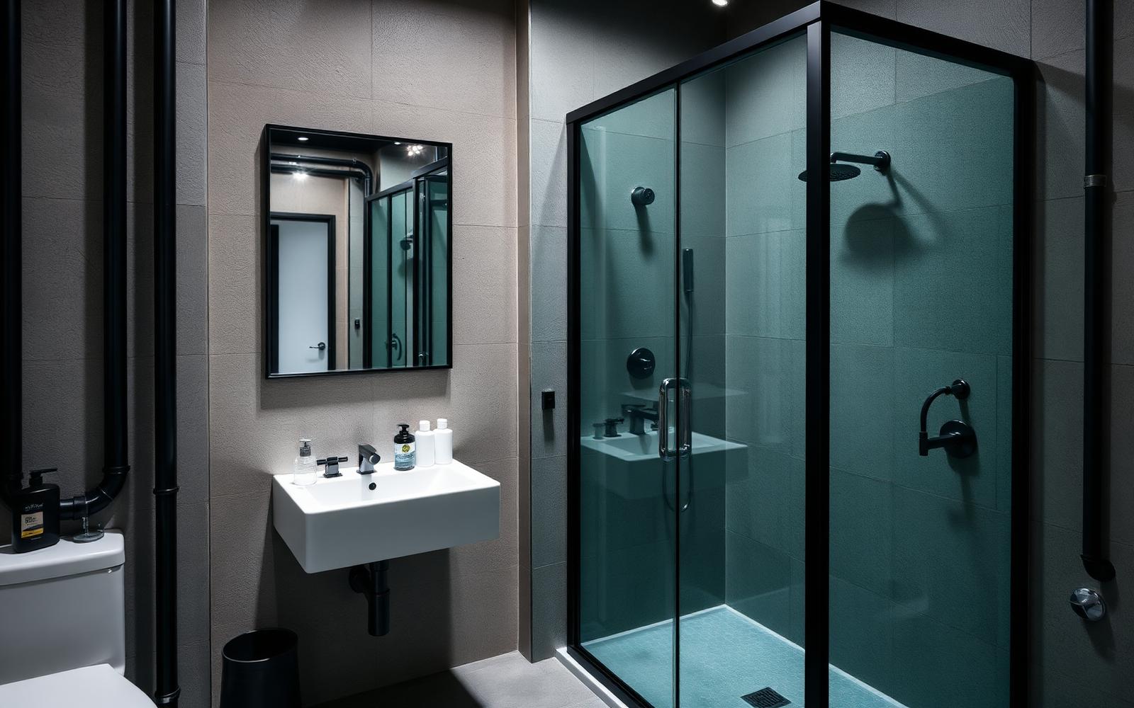Industrieel badkamer